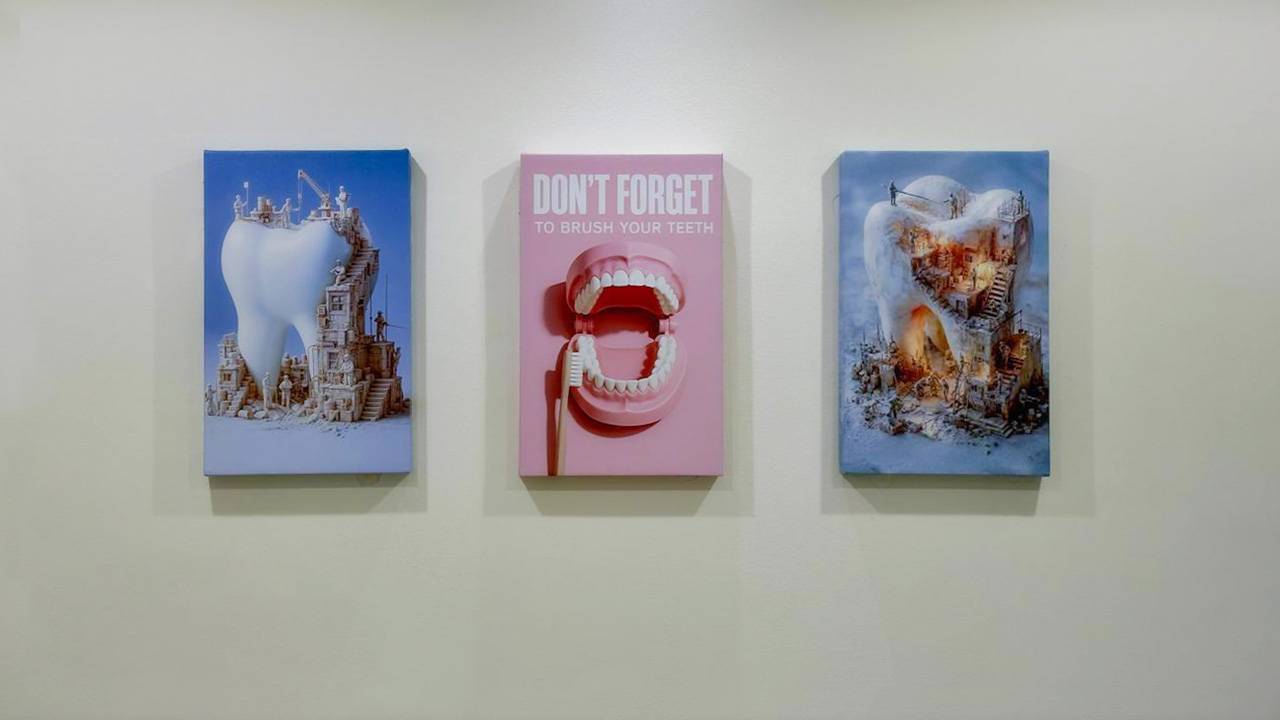 elite-smile-clinics-elnasr-5 Wall paintings at Elite Smile Clinics Elnasr Branch