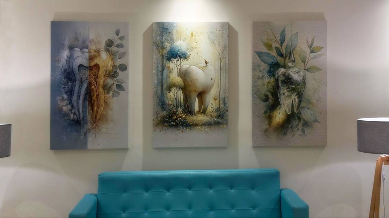 elite-smile-clinics-elnasr-8 Wall paintings at Elite Smile Clinics Elnasr Branch