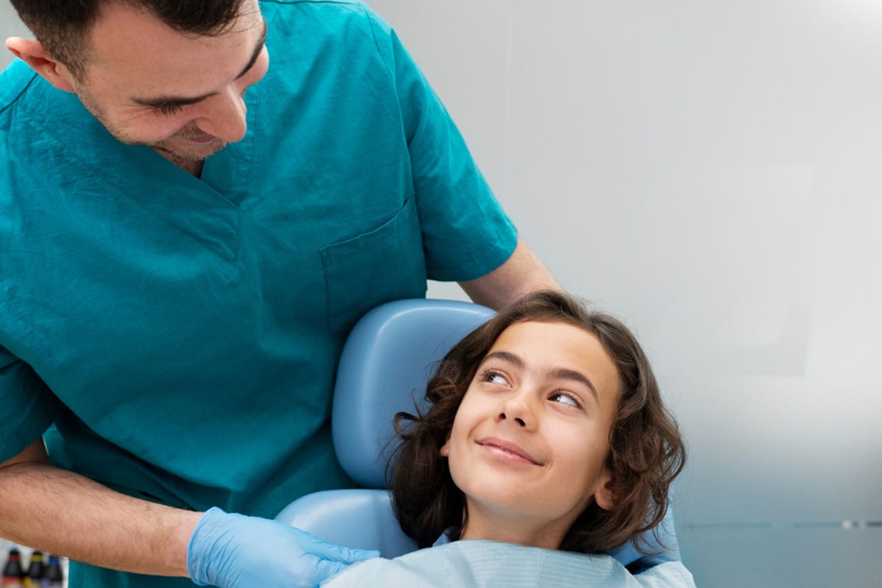 Smile poster at Elite Smile Clinics - dental treatment process in Cairo