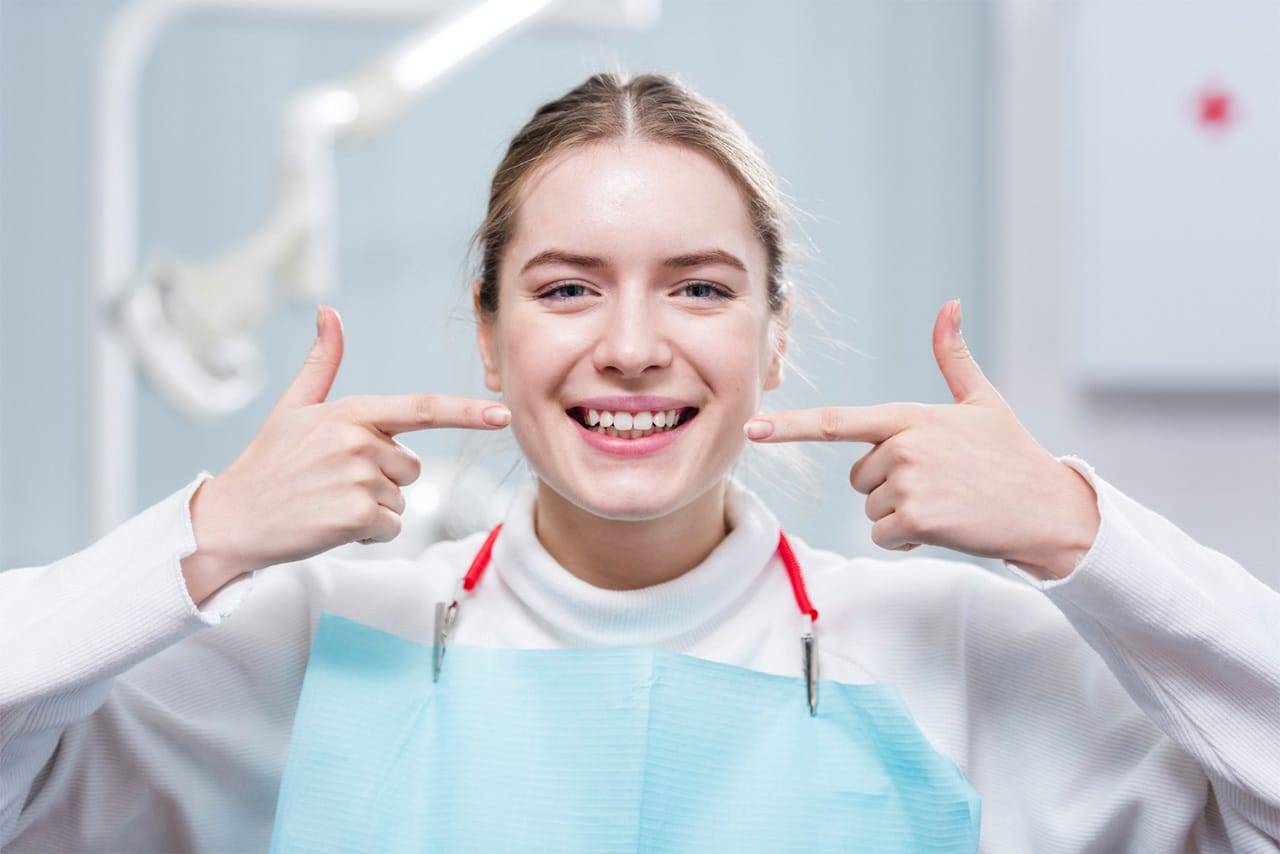 Smile poster at Elite Smile Clinics - dental treatment process in Cairo